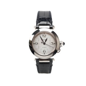 CARTIER STRAP ACERO Y PIEL
