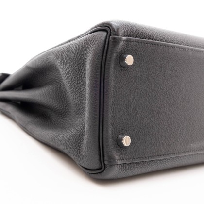 HERMES KELLY 28 NOIR TOGO Y ALLIGATOR 2017