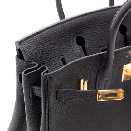 HERMES *NOIR TOGO 
*HW GOLD