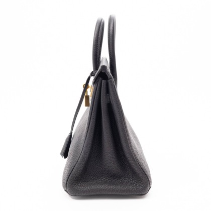 HERMES *NOIR TOGO 
*HW GOLD