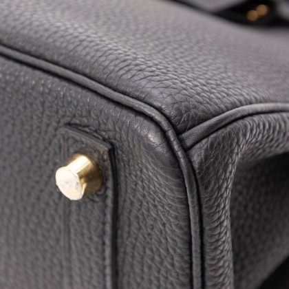 HERMES *NOIR TOGO 
*HW GOLD