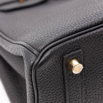 HERMES *NOIR TOGO 
*HW GOLD