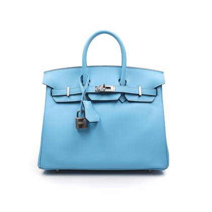 HERMES COLOR CELESTE
PIEL SWIFT 
AñO 2024