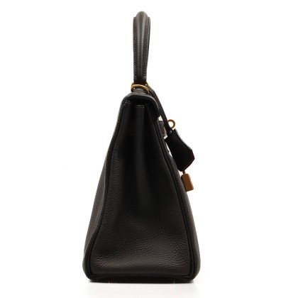 HERMES KELLY 28 CLEMENCE, CHOCOLAT, ALLA CARTÉ 