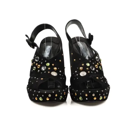 PRADA ZAPATILLAS CON TACON