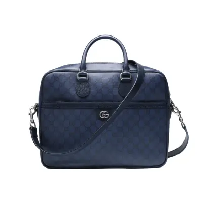 GUCCI OPHIDIA GG MEDIUM BRIEFCASE CON STRAP