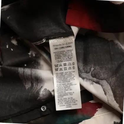 ALEXANDER MCQUEEN CAMISA DE BOTONES MANGA LARGA