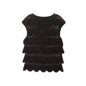 FERRAGAMO TALLA: XL
TOP: 48CM ANCHO X 56CM LARGO
FALDA: 36CM ANCHO X 68CM LARGO